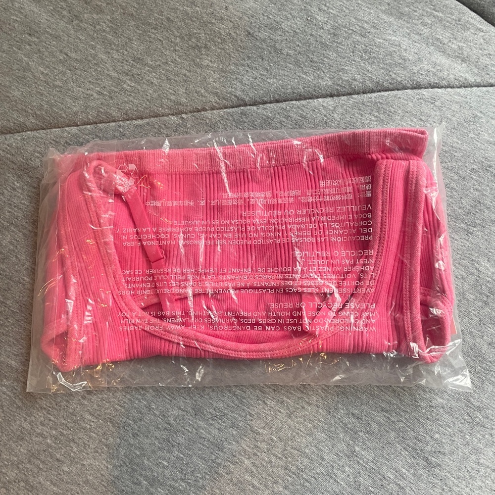Seamless pink Aerie Bralette